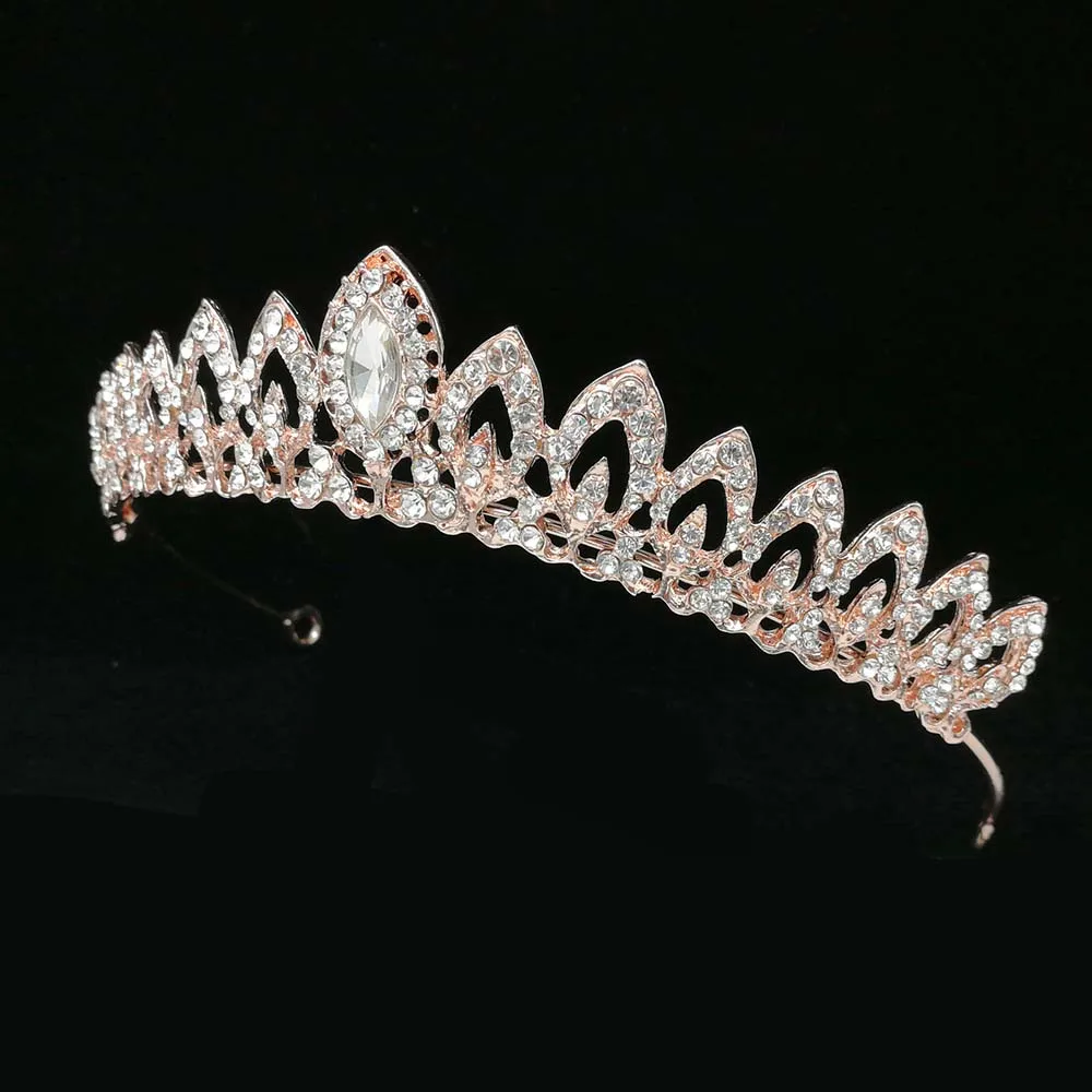Bridal Headwear Crystal Jewelry Tiara Crown for Wedding