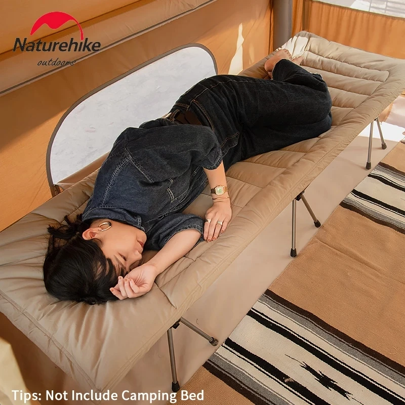 Naturehike-cama de Camping ultraligera, almohadilla de dormir de algodón  suave, tienda de campaña al aire libre, colchón plegable portátil, mantiene