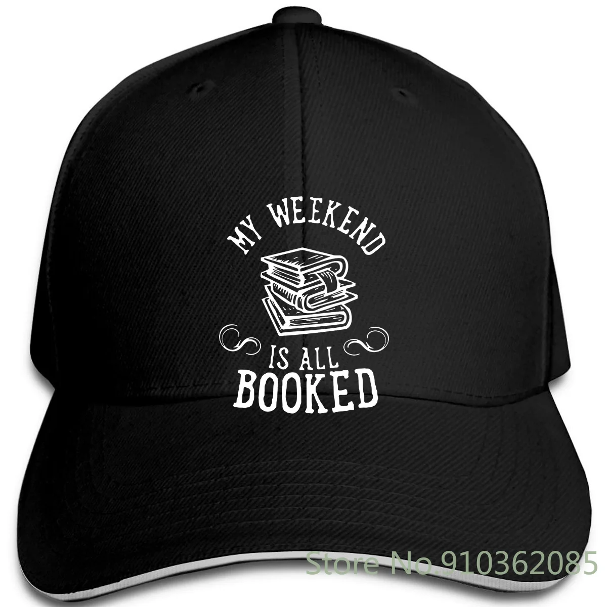 My Weekend Is All Booked Humor Novel Library adjustable caps Baseball Cap Men Women | Аксессуары для одежды