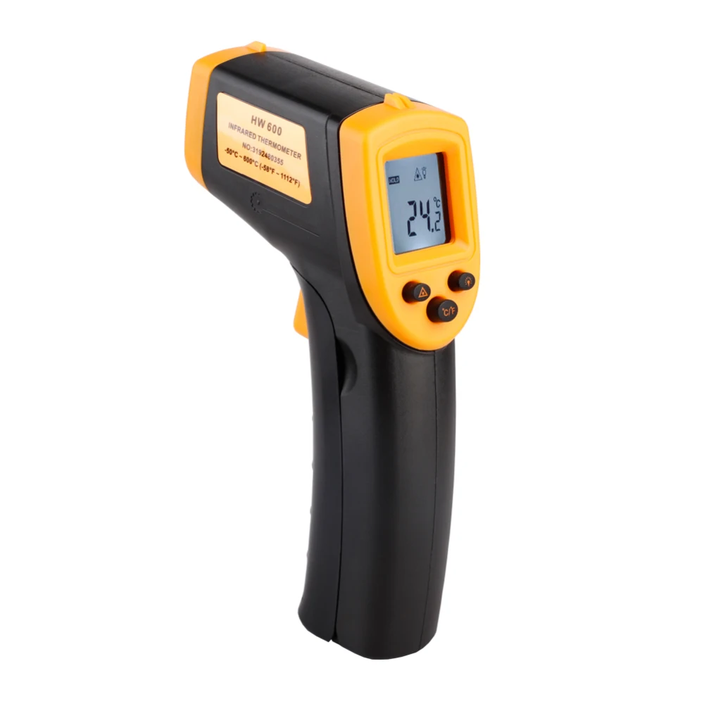 Handheld Non-Contact Laser Pyrometer Point Gun Thermometer LCD Digital Electronic Thermometer IR Infrared Thermal Imager
