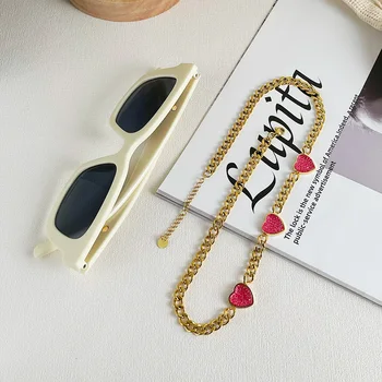 ENFASHION Red Heart Necklace For Women Stainless Steel Necklaces Gold Color Fashion Jewelry Collares Para Mujer Halloween P3271 5