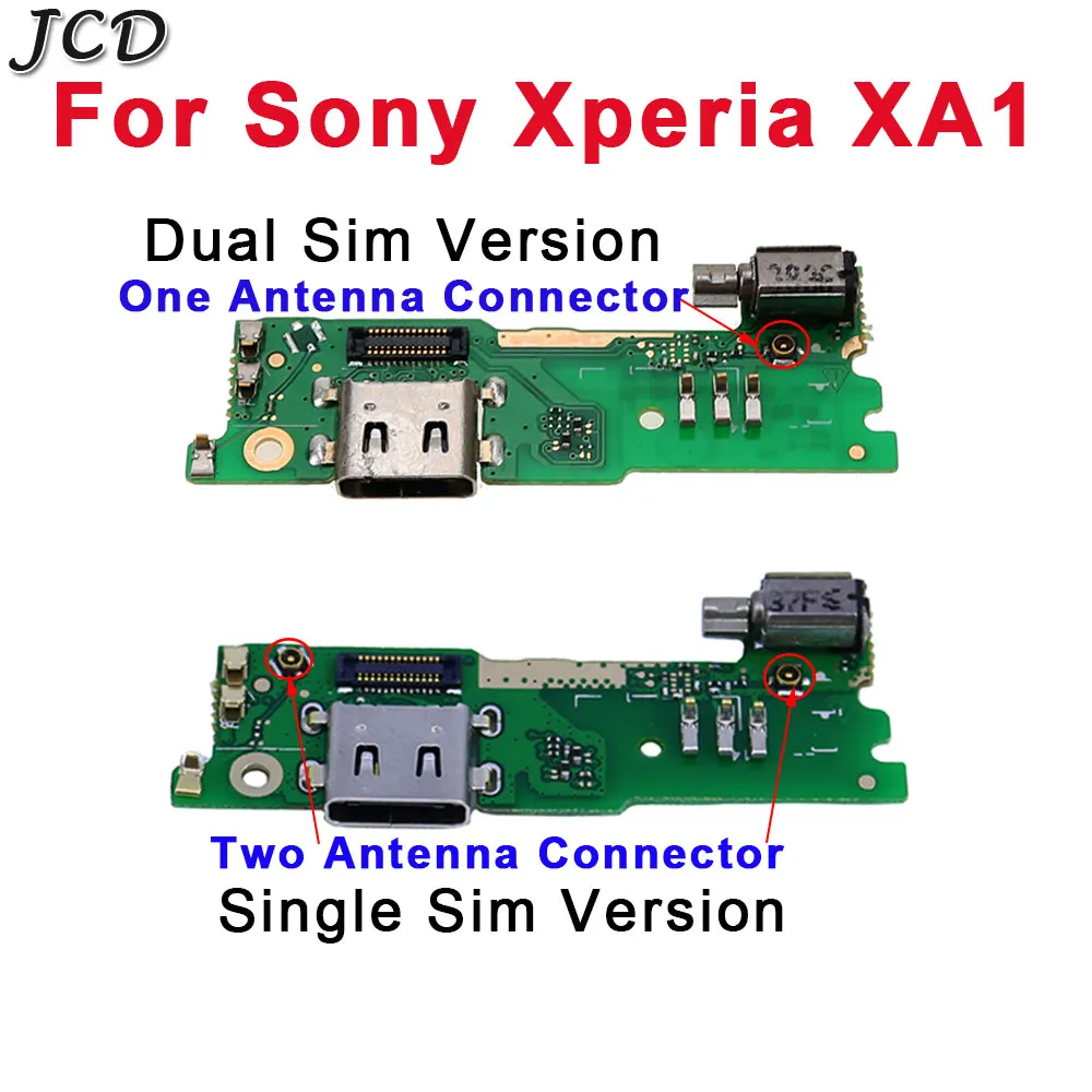 JCD для SONY Xperia XA1 зарядный порт USB разъем Вибратор микрофон Микрофон печатная плата