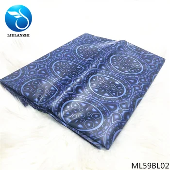 

LIULANZHI brocade riche for dress cheaper 2019 lace material african bazin fabric riche getzner fabric 5 yards/lot ML59BL01-20