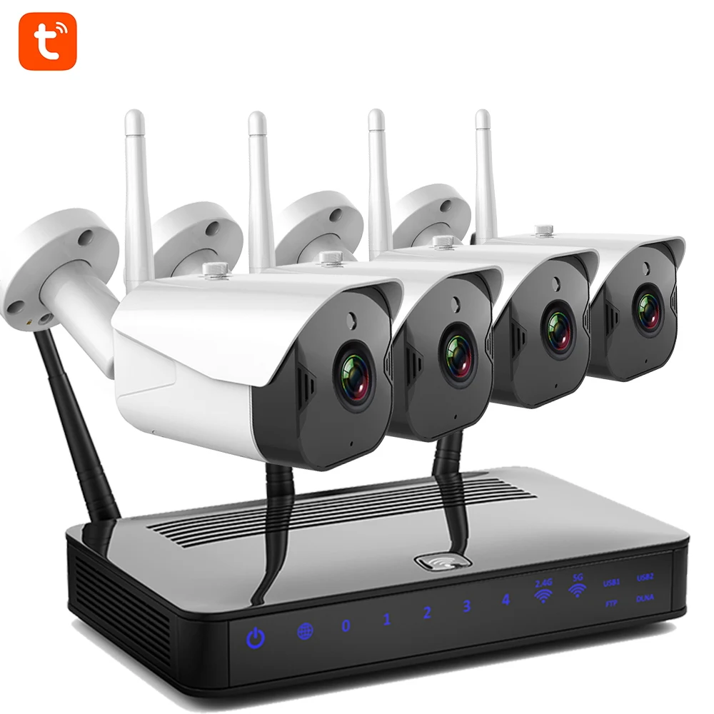 LDYE безопасности Камера Системы кабельным телевидением беспроводным 2MP Ночное