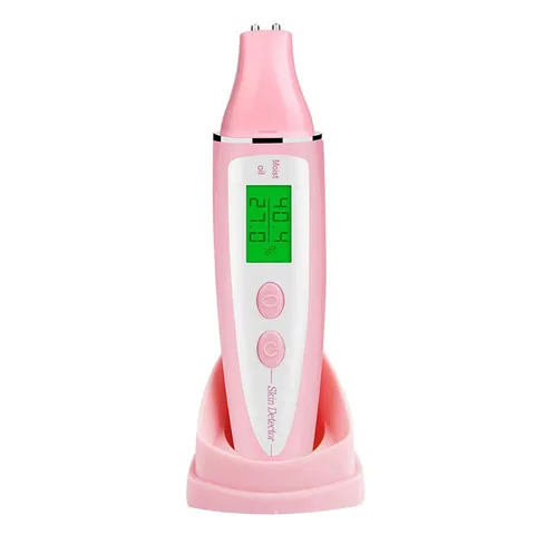 Skin Oil Moisture Tester Precise Detector LCD Skin Care Tester Monitor Facial Skin Moisture Meter Lady Beauty Tool