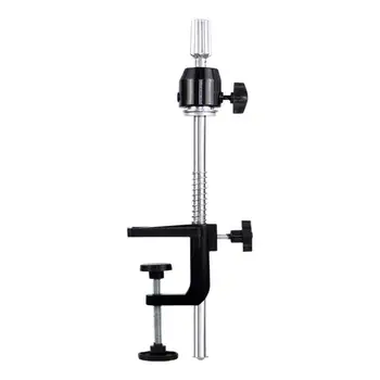 

Hairdressing Tool Mold Holder Portable Wig Stand Adjustable Rack Training Head Table Clamp Display Support Stable Hairdresser