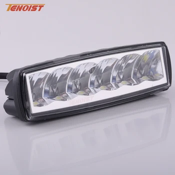 

6 Inch Super Slim White Amber LED Work Light DRL Headlight For Motorcycle ATV Car SUV Truck 12V 24V Universal