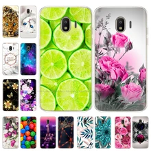 Silicone para samsung galaxy j2 núcleo caso flor tpu macio capa traseira para galaxy j2 núcleo 2018 j 2 SM-J260F j260f j260 capa coque