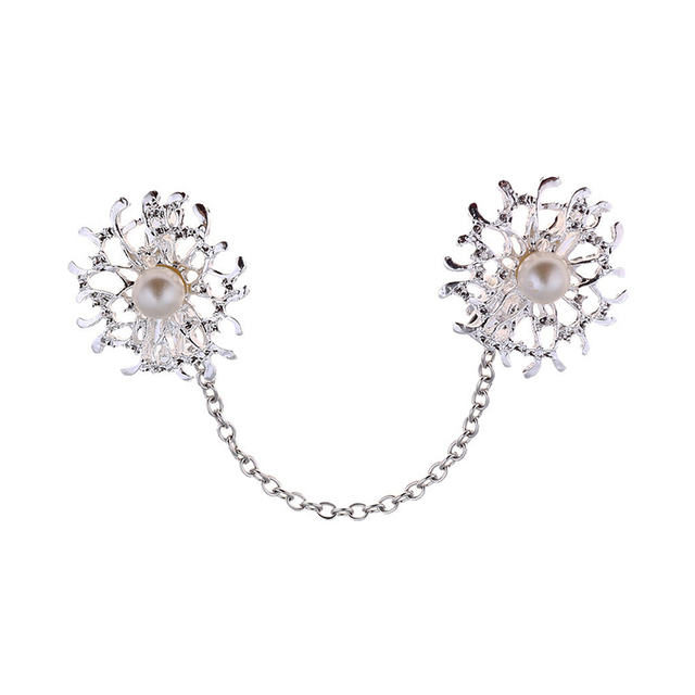 Clip Sweater Shawl Clips Keeper Collar Duck-mouth Plated Metal Clip Holder Garters Accessories Jewelry Gift