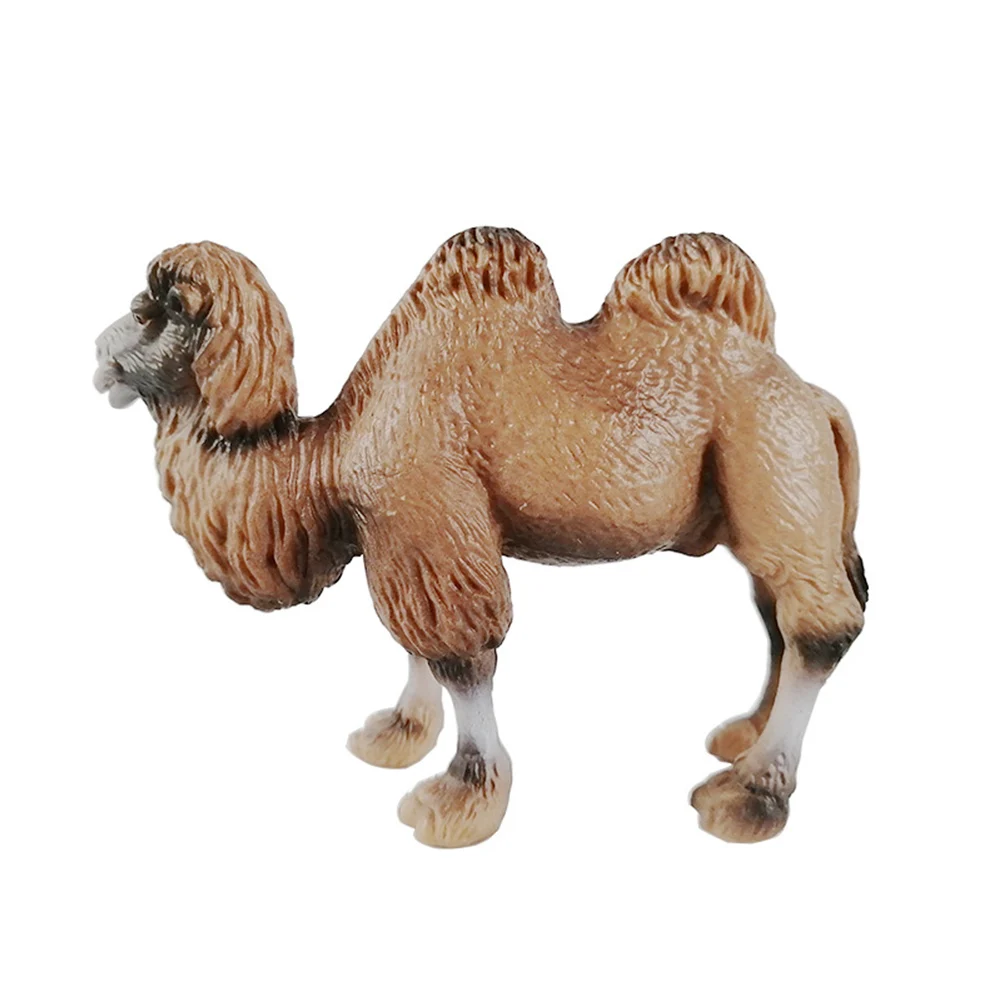 Реалистичная Bactrian Camels фигурка животного ручная роспись Модель Дети Образование игрушка для детей подарок