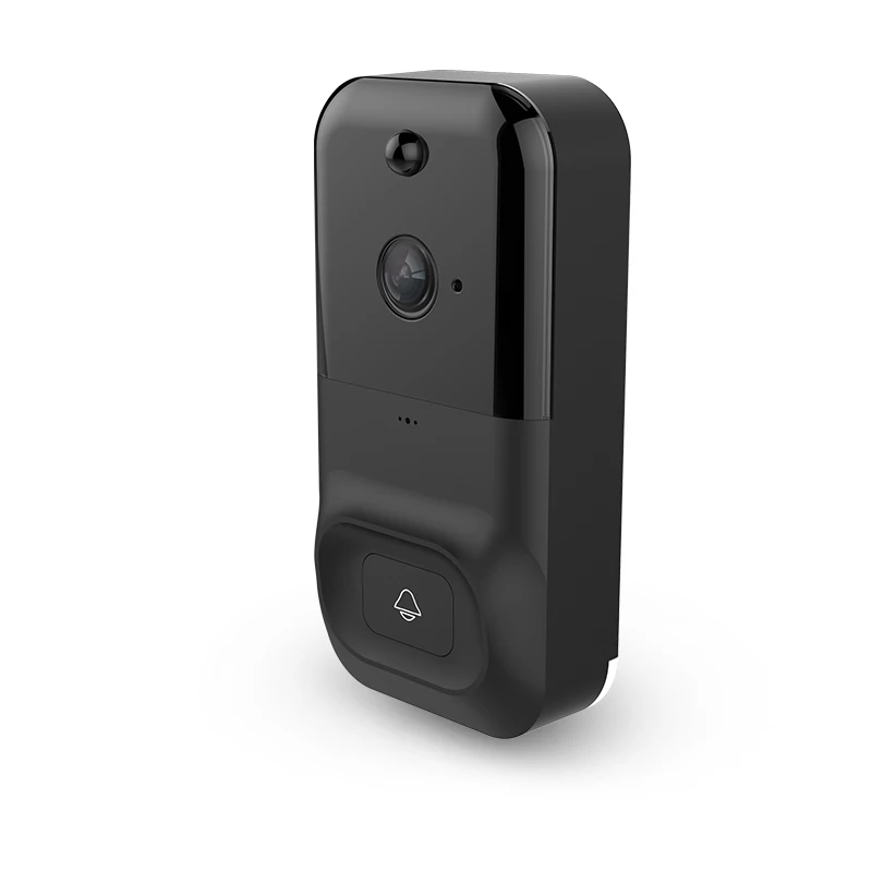 Black Беспроводной Wifi дверной звонок Инфракрасный умный видео звонок Домофон HD 1080P домашний IP дверной Звонок камера охранная сигнализация ИК Ночное Видение - Цвет: Black