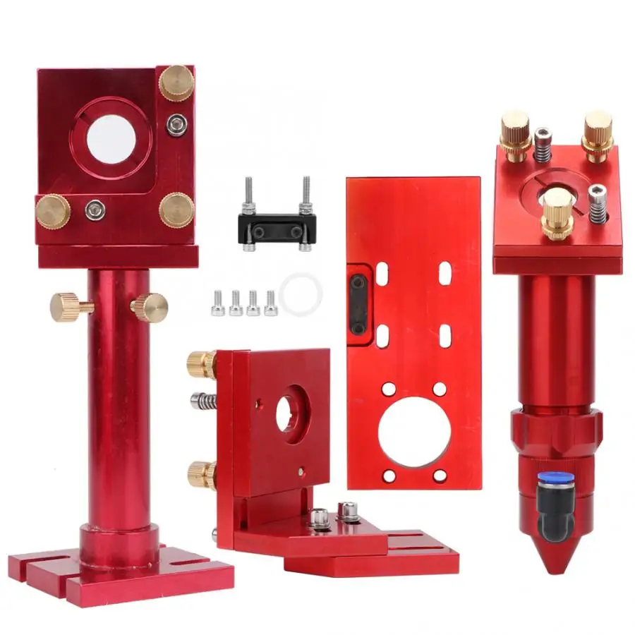 

Red Oxide Film Aluminum Laser Head Mirror Frame Set for Laser Engraving Machine