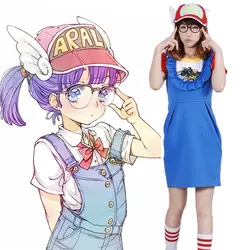 Аниме Dr. Slump Косплей костюмы Norimaki Arare костюмы для праздника Костюмы Униформа Хэллоуин Карнавал вечерние для женщин Arare взрослый костюм