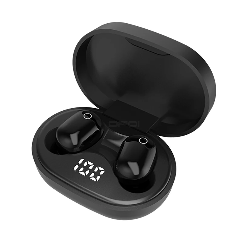 DFOI AirBuds 3 Bluetooth наушники беспроводные наушники AirDot Bluetooth 5,0 гарнитура Trun Беспроводные наушники с сенсорным управлением - Цвет: Black