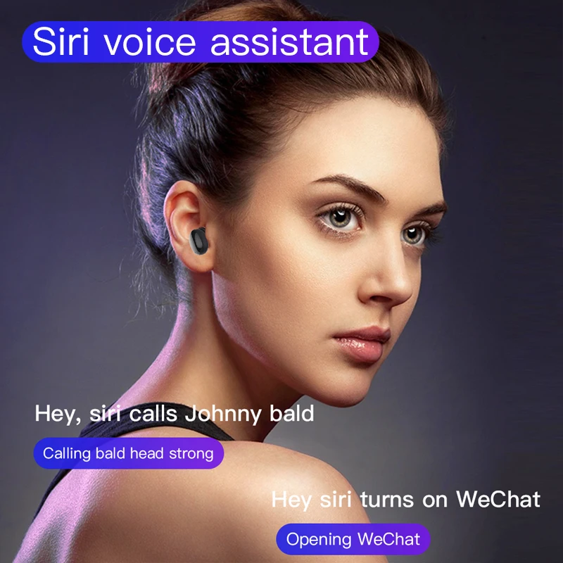 Online Táctil Bluetooth 5,0 auricular TWS auriculares inalámbricos Bluetooth Estéreo auriculares deportivos con micrófono auriculares inalámbricos auténticos