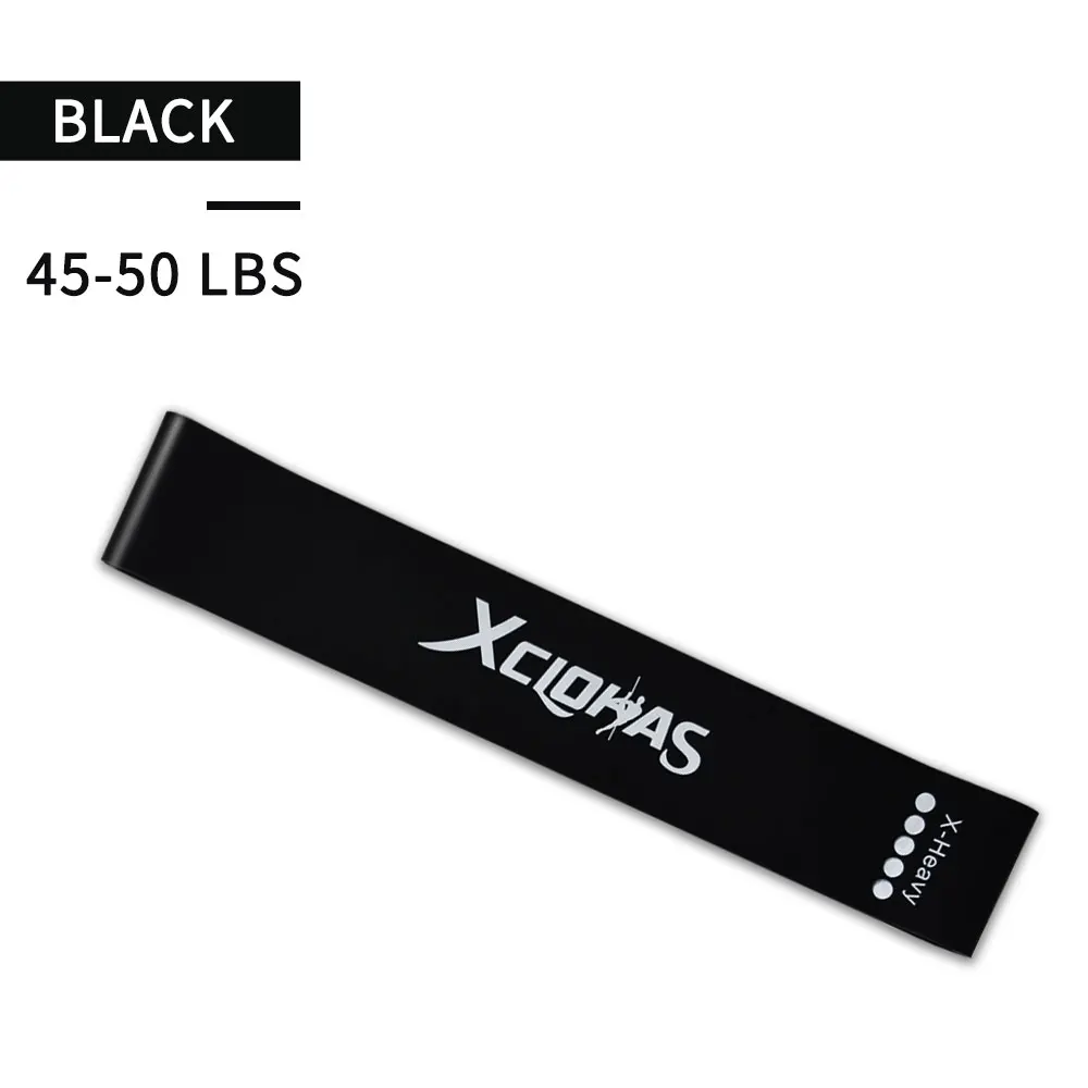 XC LOHAS Fitness Equipment Unisex Resistance Bands Set 5 Level 10-50LBS Gym Training Yoga Pilates Rubber Loops Workout Expander  (5)
