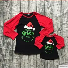 Семейные футболки с рождественским узором; осенняя одежда для мамы и ребенка; топы для девочек; весенняя одежда