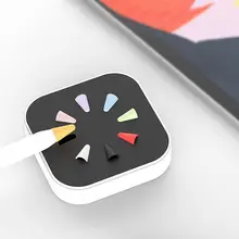 Étui en Silicone pour stylet tactile, 8 paquets, pour Apple Pencil 2e génération, housse de protection pour pointe de crayon 1ère génération 