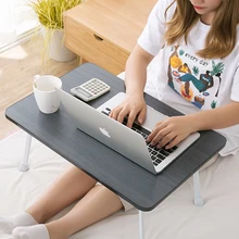 Складной стол для кровати студенческое спальное помещение простой компьютерный стол домашний Многофункциональный Ленивый маленький стол LM7271712