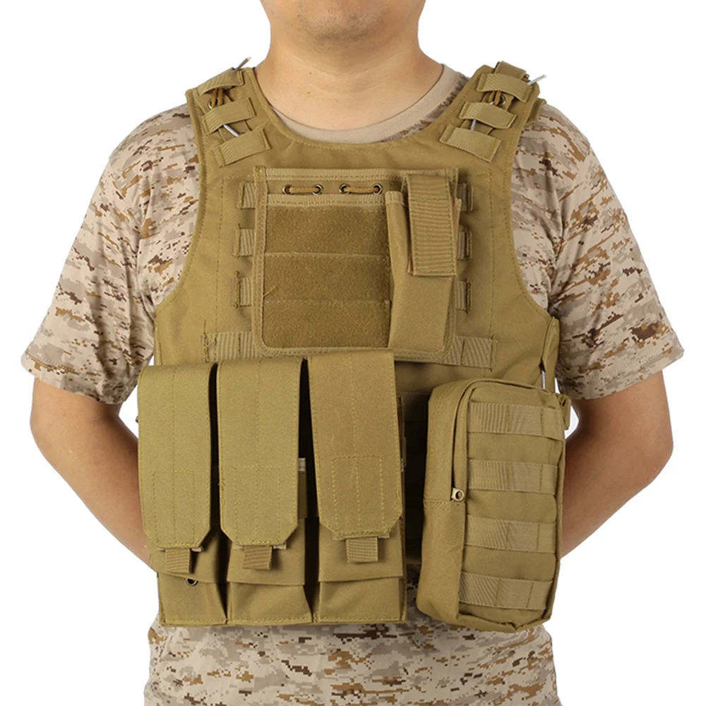 Открытый Жилет Molle модульная передача переноска Регулируемый тренировочный игровой Пейнтбольный штурмовой жилет CS верхняя одежда охотничьи жилеты