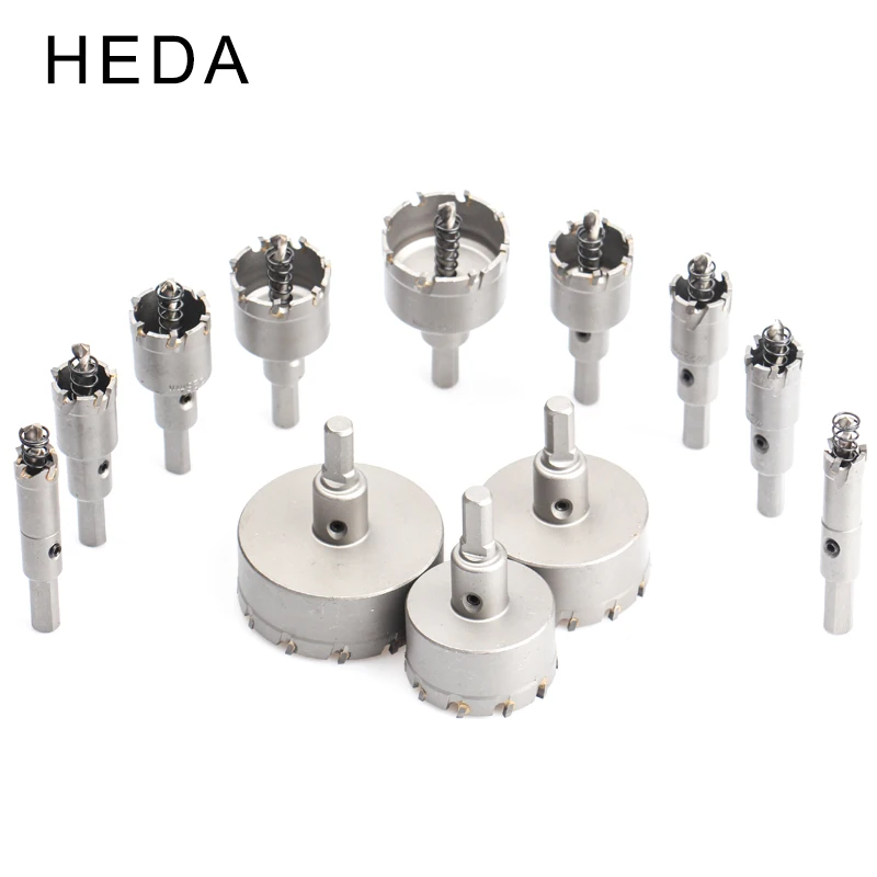 Extended High-grade TCT Drill Bit Alloy Hole Saw 14-70mm For Carbon Steel Stainless Steel Pipe Tungsten Carbide Tipped Drill