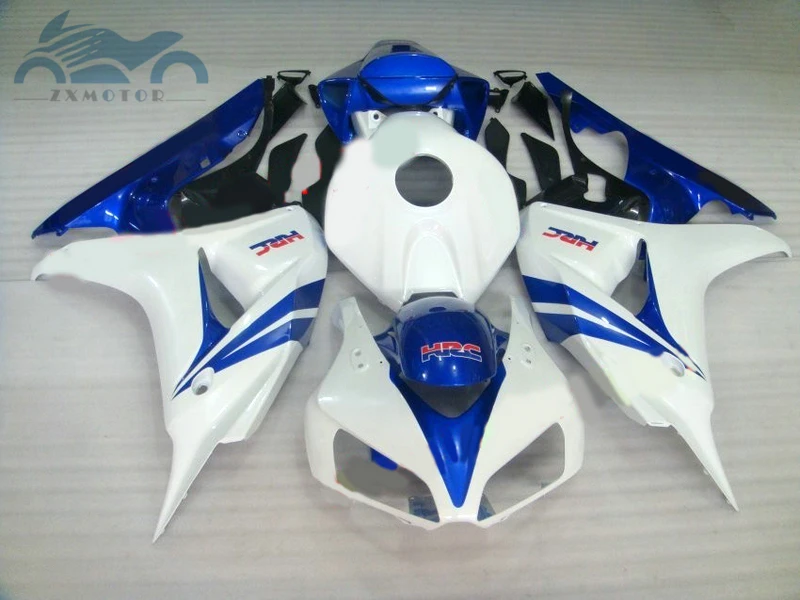 Впрыска обтекателя комплект Подходит для Honda CBR 1000RR 2006 2007 CBR1000RR 06 07 синий белый рынок запчастей АБС обтекатель наборы кузова XY13