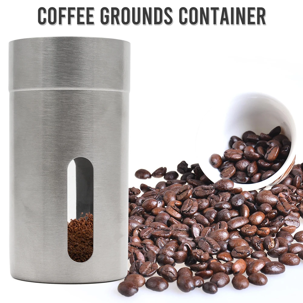 

Manual Ceramic Coffee Grinder Stainless Steel Adjustable Coffee Bean Mill With Rubber Loop Ring Easy Clean Kitchen Tools