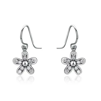 

NEW Original Design 100% 925 Sterling Silver Retail Fashion White Glass Beads Charms Fit Pan Bracelets For DIY Gift Jewerly