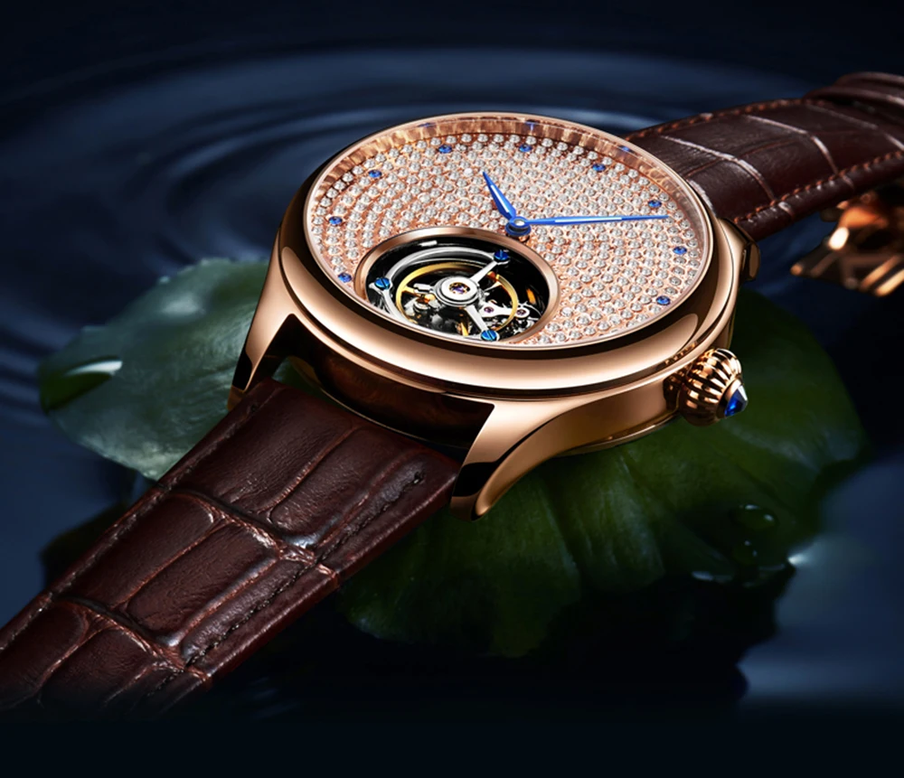 Guanqin механические часы со скелетом, Tourbillon, настоящий ход, для мужчин, t, для мужчин, s часы, Лидирующий бренд, роскошные часы для мужчин, золотые, Relogio Masculino