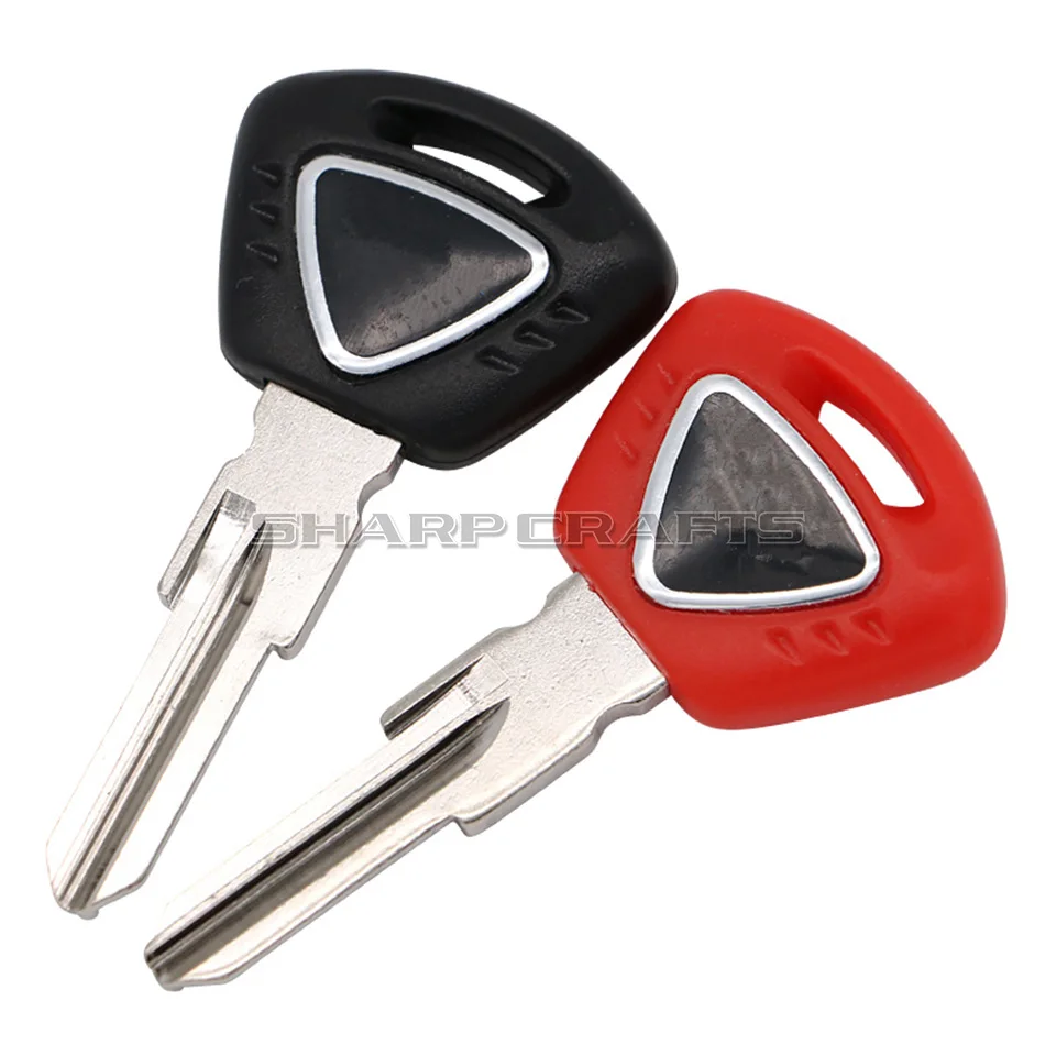 Motorcycle Left&Right Slot Embryo Blank Key Uncut Blade for TRIUMPH Street Triple 600-T955 Tiger800 motorcycle keys motorcycle key accessories