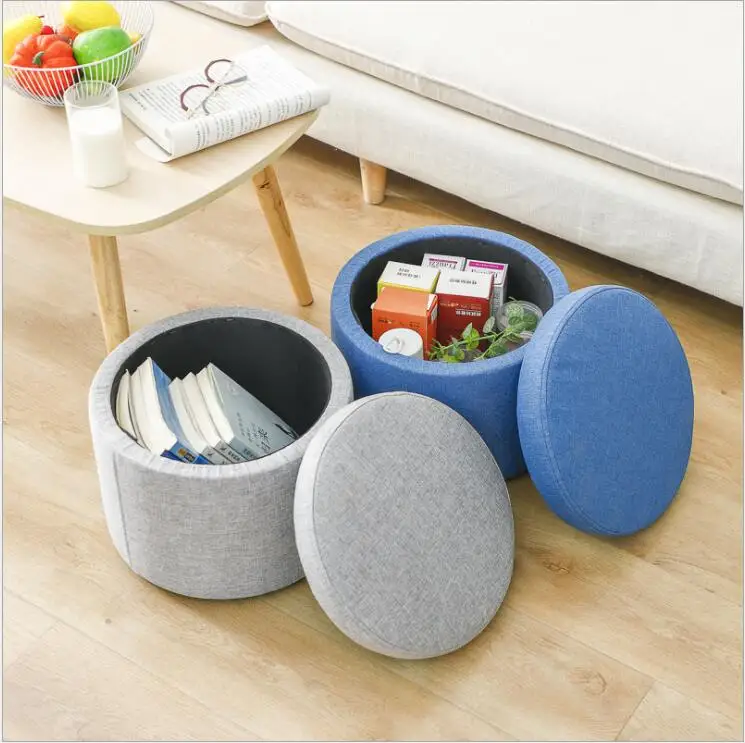 Creative Washable Cloth Storage Stool Simple Small Sofa Bench табурет Creative Washable Cloth Storage Stool Simple Small Sofa Bench табурет
