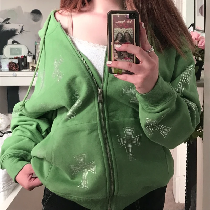 GREEN HOODIE