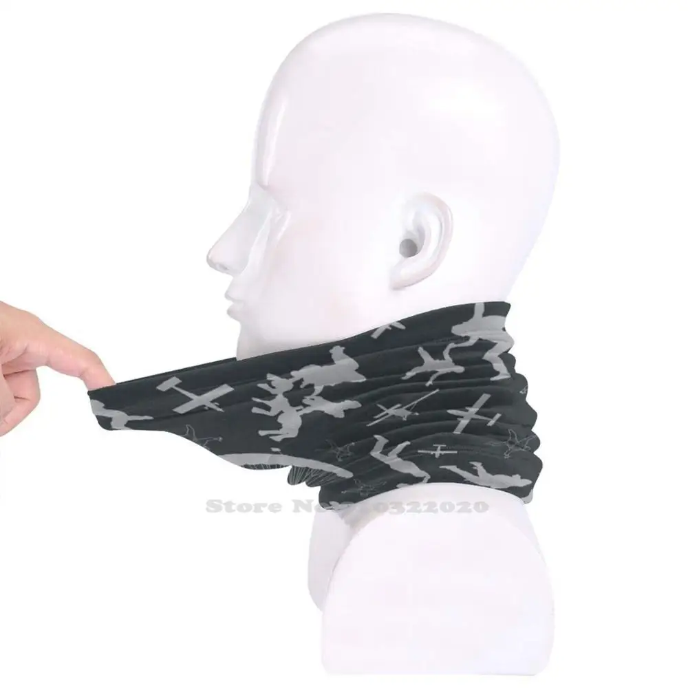 Sky Pattern 1 Soft Warm Face Mask Sport Scarf Skydive Sky Freefly Freeflying Parachuting Extreme Sport Fly Jumping