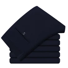 Уличная одежда, большой размер, костюм, брюки, Мужская одежда, классические, формальные, деловые, повседневные брюки, мужские, облегающие, одноцветные, 28-34, 36, 38