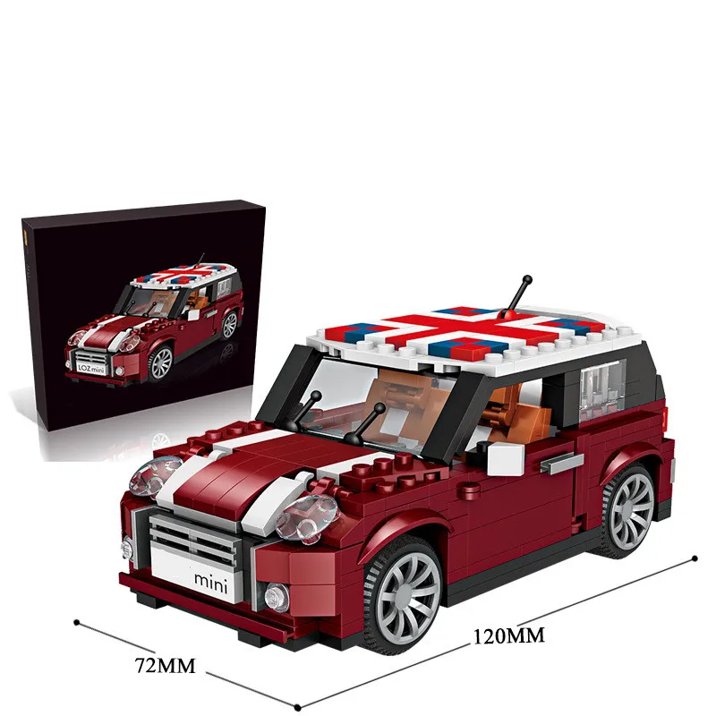 

400+pcs Building Blocks Toys Compatible with Legoingly Technic Series Mini Cooper Car and Bus Sets Model EducationToys Gifts