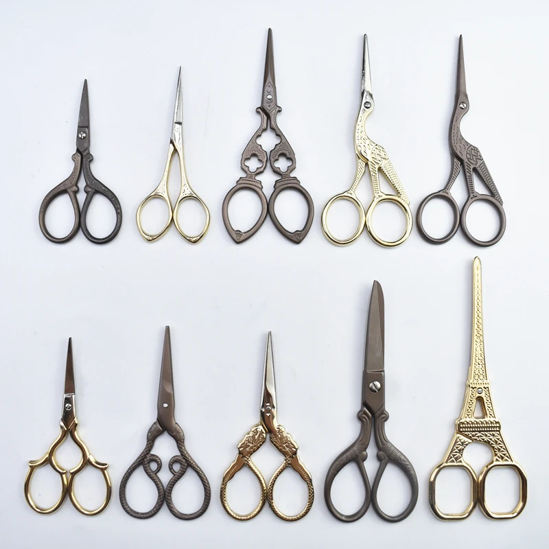 

Sewing Embroidery Scissor Fabric Art Cross Handicraft Vintage Scissors Vintage Retro Tailor Scissors Thread Scissors Zakka Tools