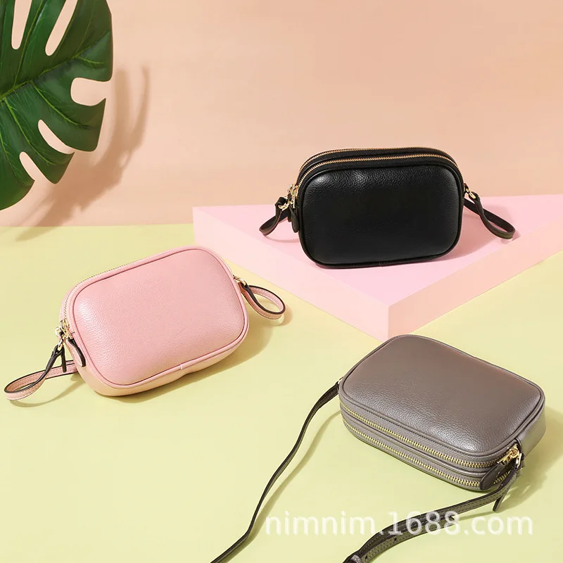 

Nimnim WOMEN'S Bag Zipper Handbag Wrist Bag Mini Portable Storage Square Sling Bag