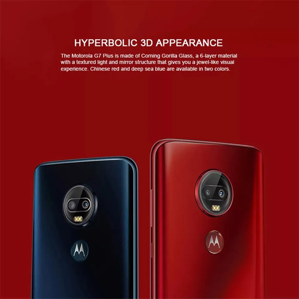 Motorola G7 Plus MOTO 6,2" 2280x1080 пикселей 4 ГБ/6 ГБ 128 Гб Смартфон 16,0 Мп/12,0 МП камера Snapdragon 636 Android 9,0 телефон