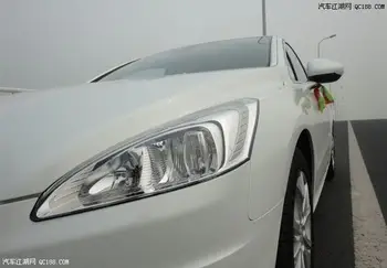 

For Peugeot 508 2011 2012 2013 2014 headlights transparent lampshade lamp shell mask headlight cover