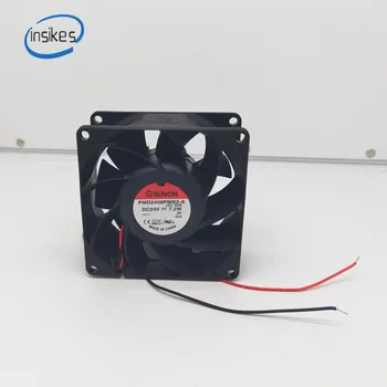 

PMD2408PMB2-A DC 24V 7.2W 0.3A 4900RPM 8038 8cm 80*80*38mm 2 Wires PMD2408PMB2-A (2).GN Cooling Fan
