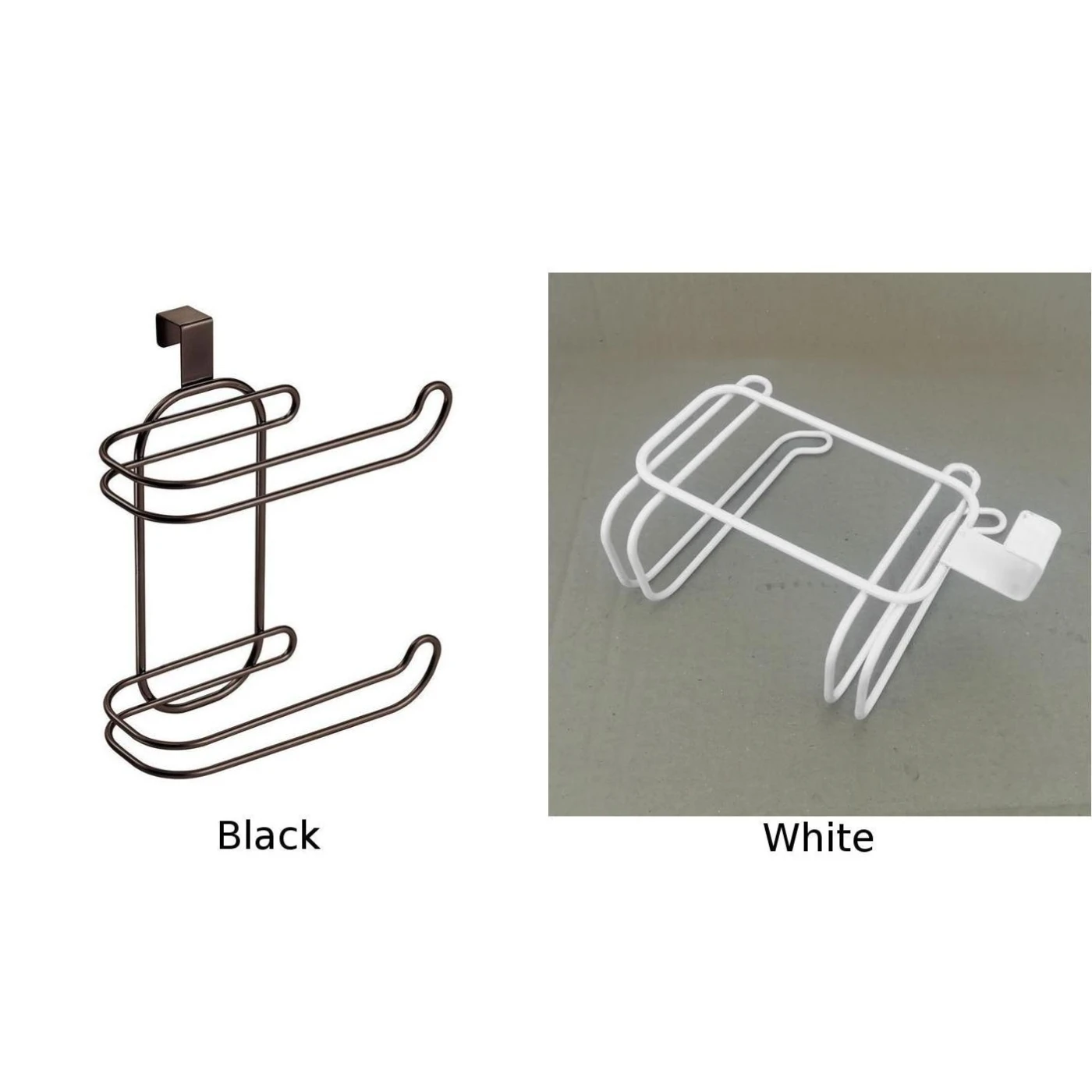 Iron Tissue Rack Holder Organizer Wall mounted Hanging Bathroom Toilet
