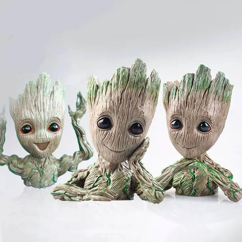 Moward Groot Wisun Tree Man Baby Аниме фигурки куклы пенообразователи галактики 6 модель Hero
