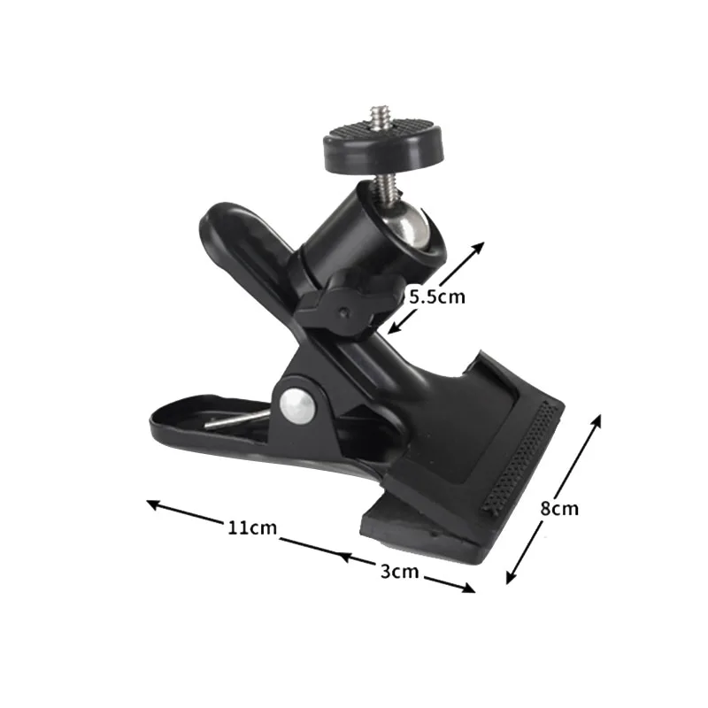 Light Stand Clip Big Clamp Grip Mount Bracket with 1/4" Screw for Flash Trigger Mono Light OD889