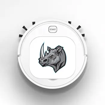 

1800Pa USB Smart Robot Rechargeable 3 in 1 Auto Smart Robot Strong Suction Sweeper Vacuum Cleaners rhinoceros colorful