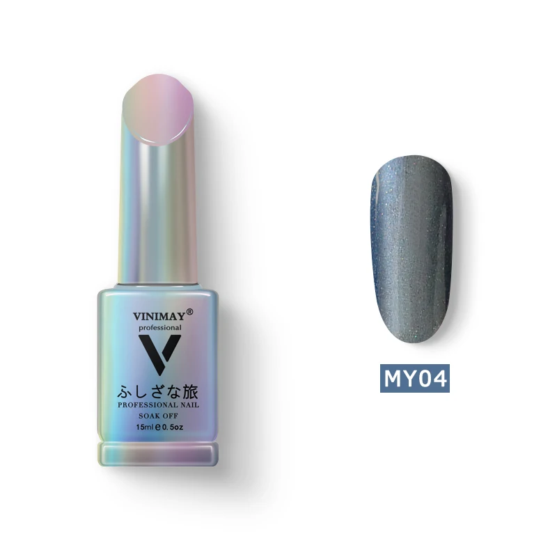 MY04 VINIMAY кошачий глаз гель лак для ногтей vernis Полупостоянный УФ гель лак для ногтей праймер замочить от ногтей гель лак Полировочный Гель для маникюра - Цвет: MY04