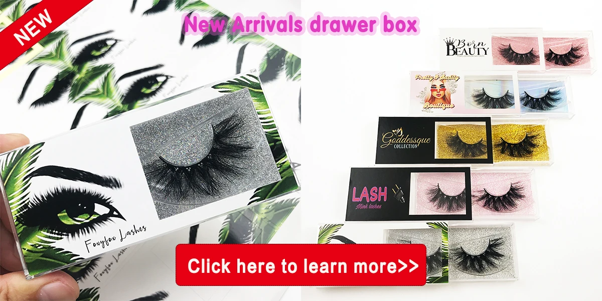 wholesale 3d mink lashes case eyelash packaging box lash boxes packaging custom logo plastic sliding clear custom lash boxes