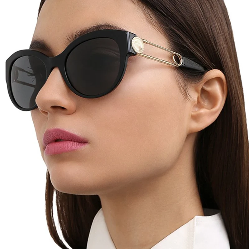 2021 New Fashion Round Women Sunglasses Luxury Brand Designer High