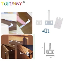 TUSUNNY 4 шт в партии, защита для младенцев, безопасный замок для детей, замок для малышей, использование в ящике, шкафу, шкафу