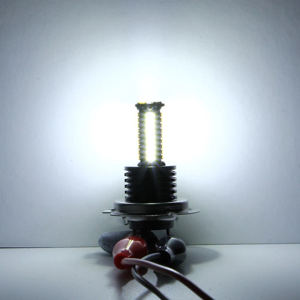 Автомобильные Bulbs2Pcs H7 84SMD водонепроницаемые супер яркие фары дальнего света для Авто Автомобильный светодиодный противотуманный фонарь в сборе ATV маска камера заднего вида