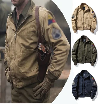 

Spring Mens Bomber Jacket Male Casual Streetwear Hip Hop loose Fit Pilot Coat Men Clothing Plus Size Military motorcycle aviator